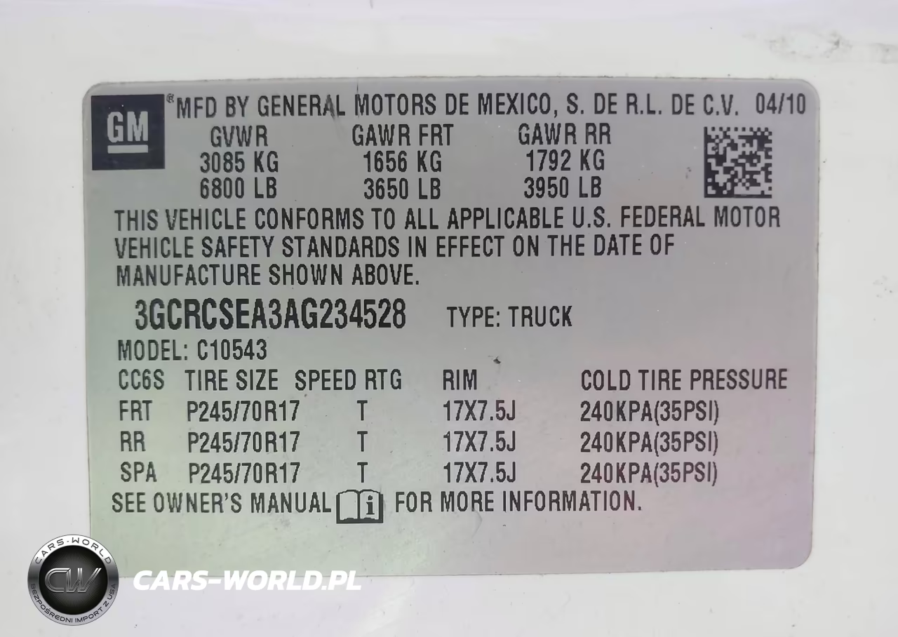 2010 Chevrolet Silverado 1500 Lt VIN:3GCRCSEA3AG234528 - 9