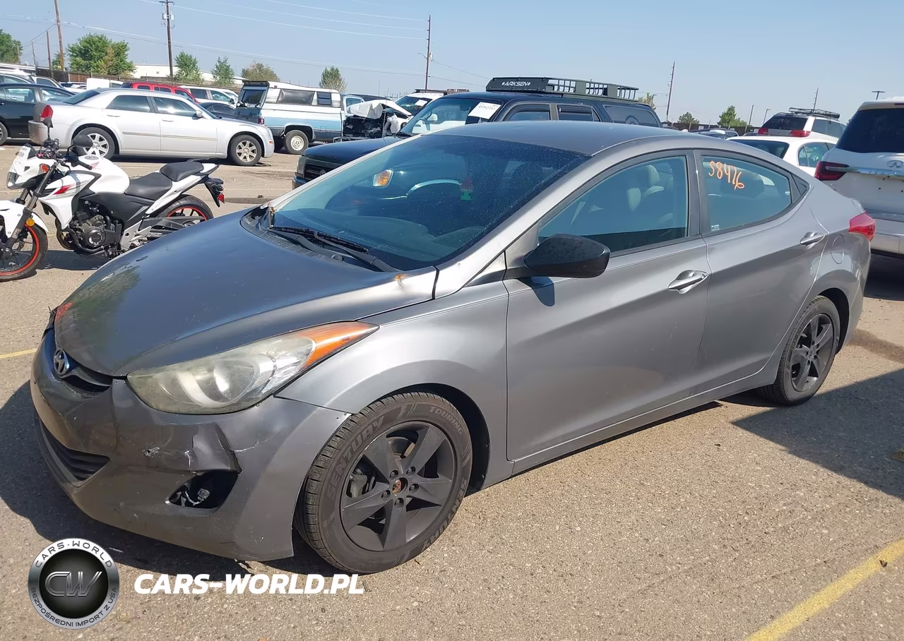 2013 Hyundai Elantra Gls VIN:5NPDH4AE6DH289857 - 2