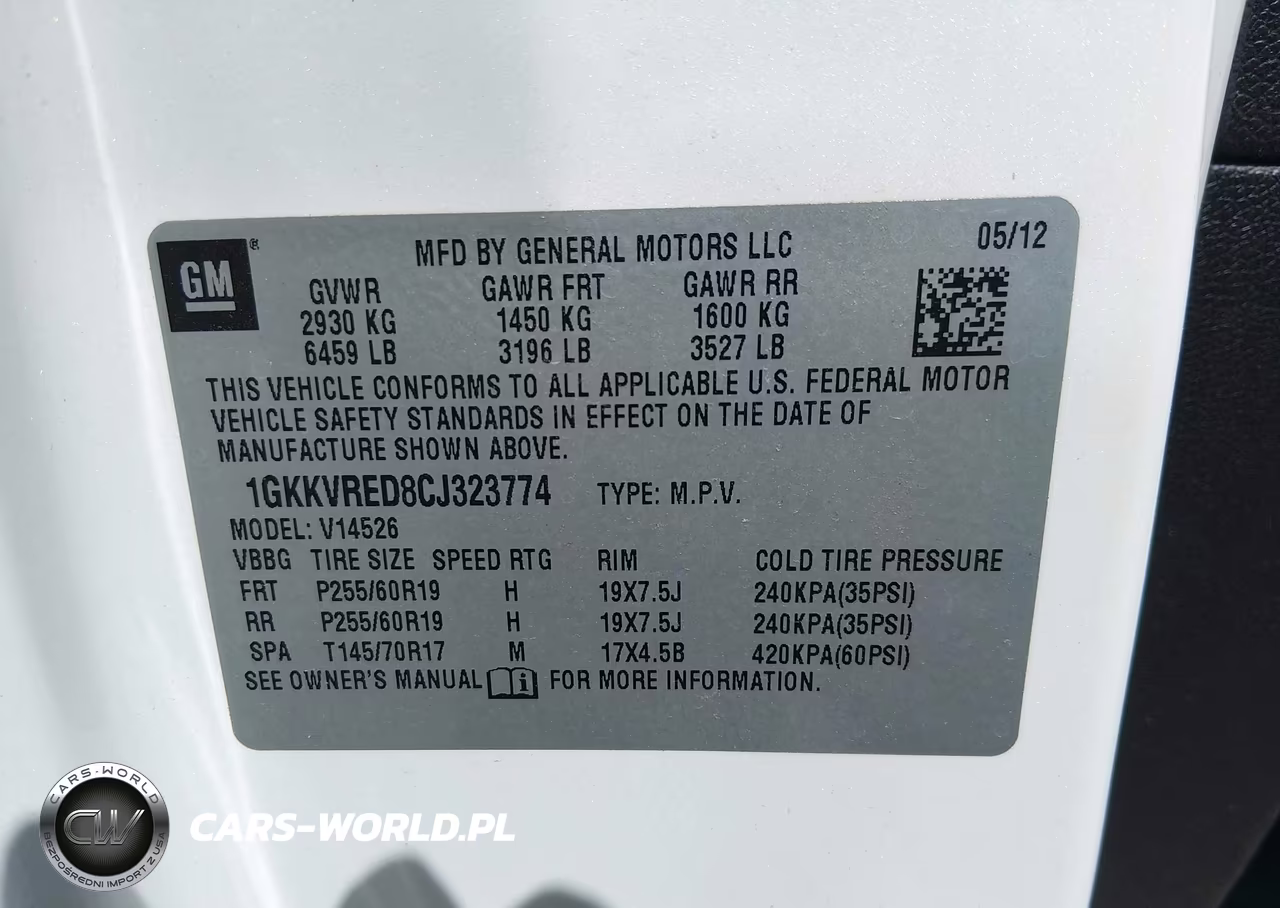 2012 GMC Acadia Slt-1 VIN:1GKKVRED8CJ323774 - 9