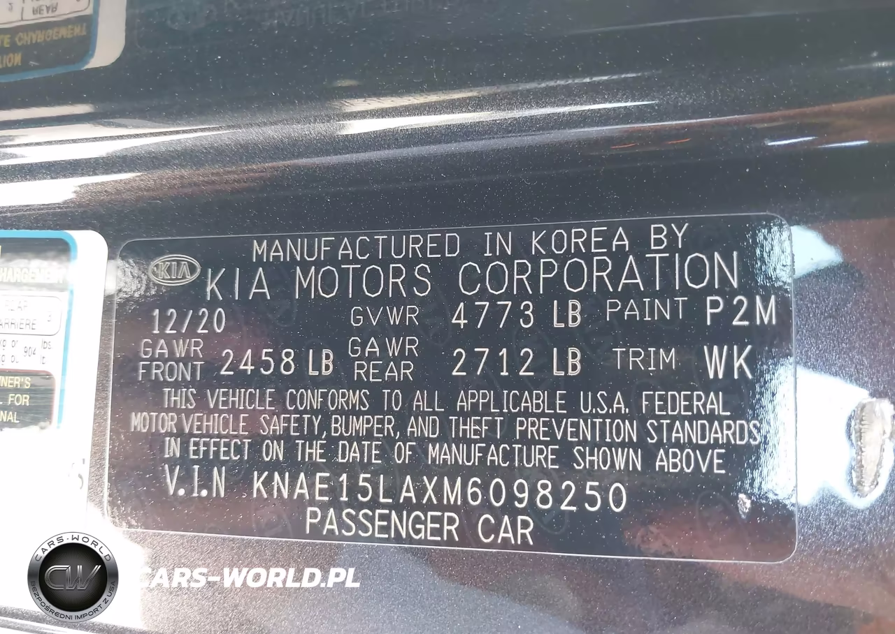 2021 Kia Stinger Gt-Line VIN:KNAE15LAXM6098250 - 9