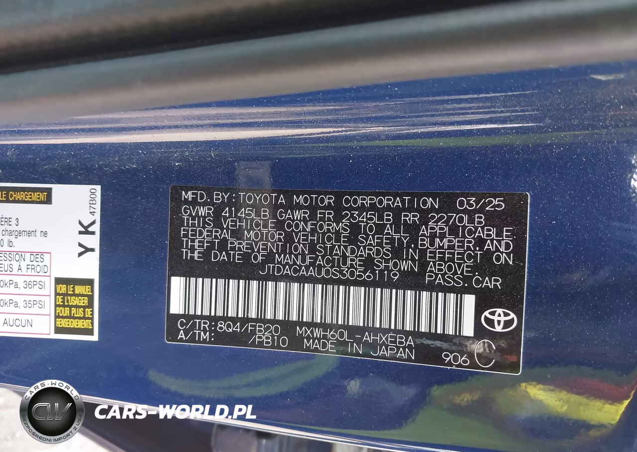 2025 Toyota Prius Le VIN:JTDACAAU0S3056119 - 9