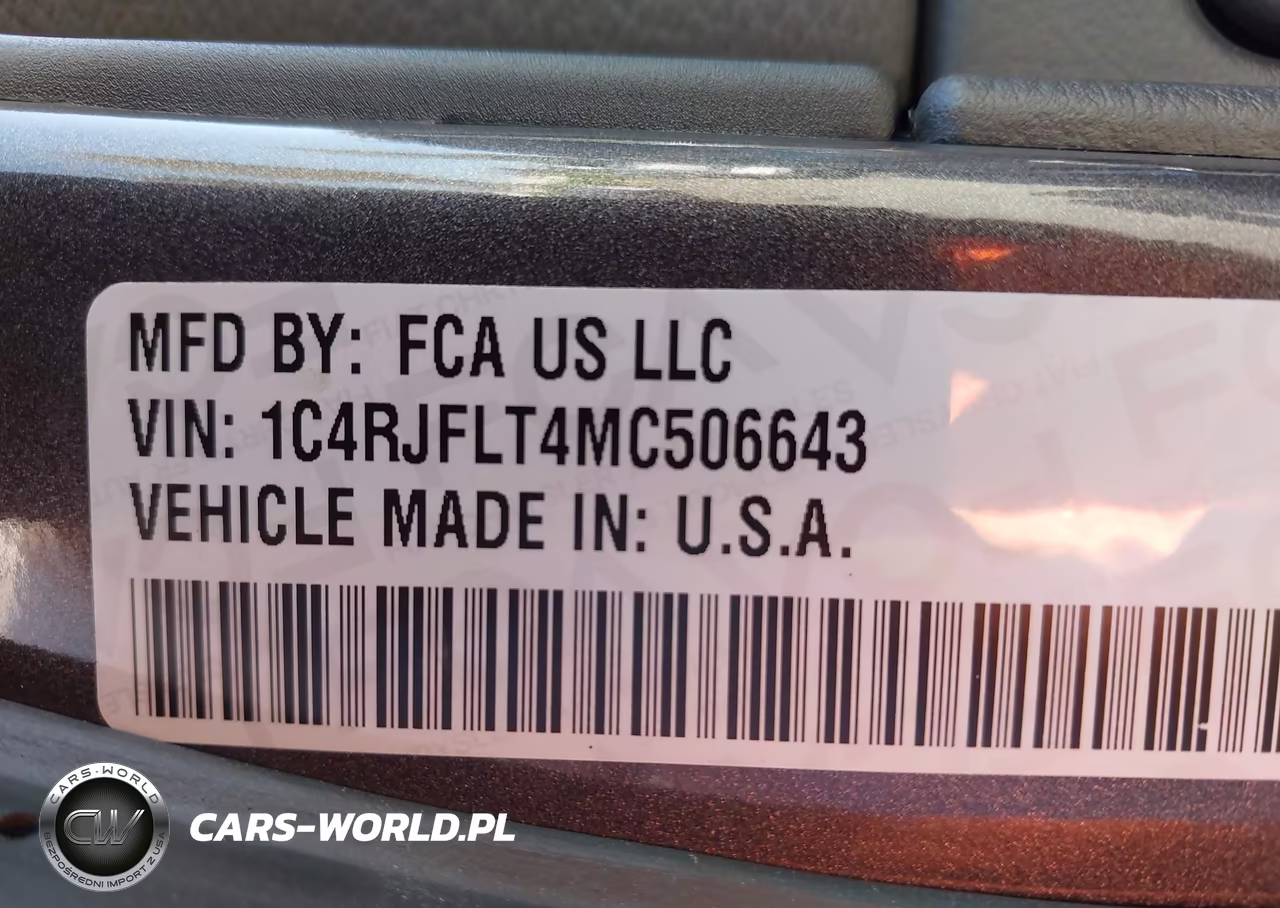2021 Jeep Grand Cherokee Trailhawk 4X4 VIN:1C4RJFLT4MC506643 - 9