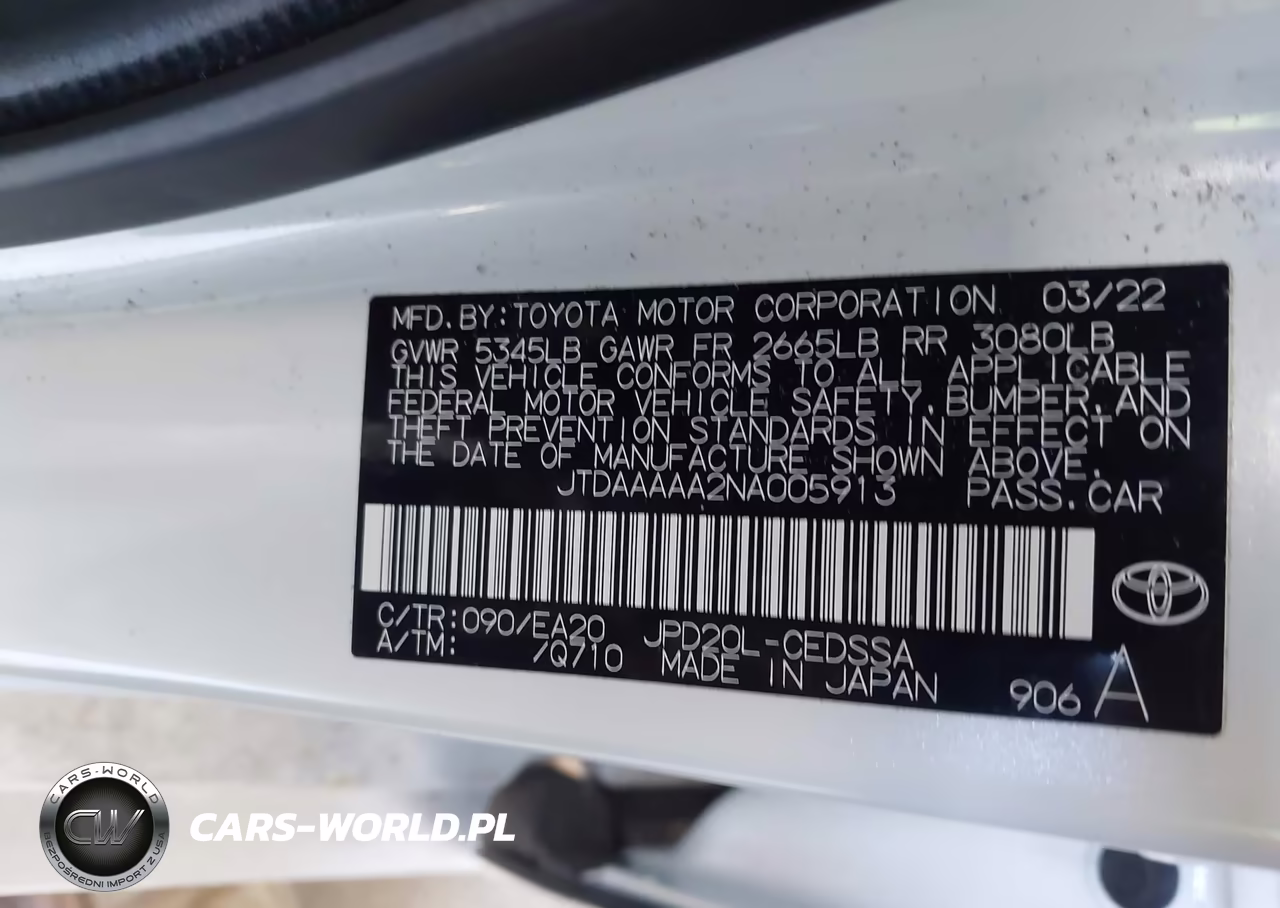 2022 Toyota Mirai Xle VIN:JTDAAAAA2NA005913 - 9