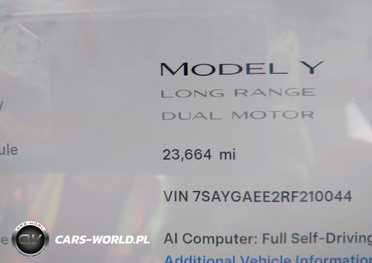 2024 Tesla Model Y Long Range Dual Motor All-Wheel Drive VIN:7SAYGAEE2RF210044 - 15