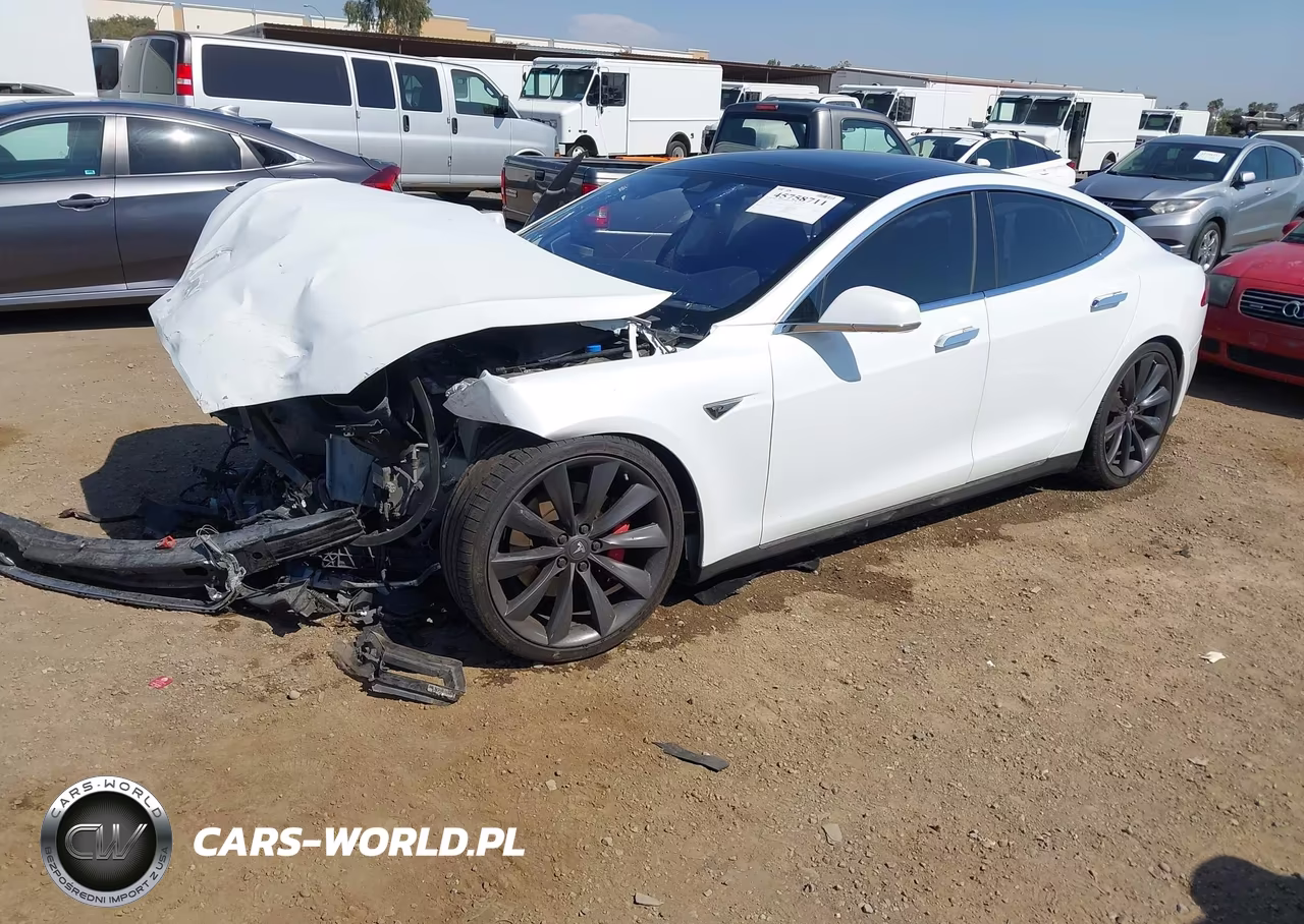 2014 Tesla Model S P85D VIN:5YJSA1H28EFP67508 - 2