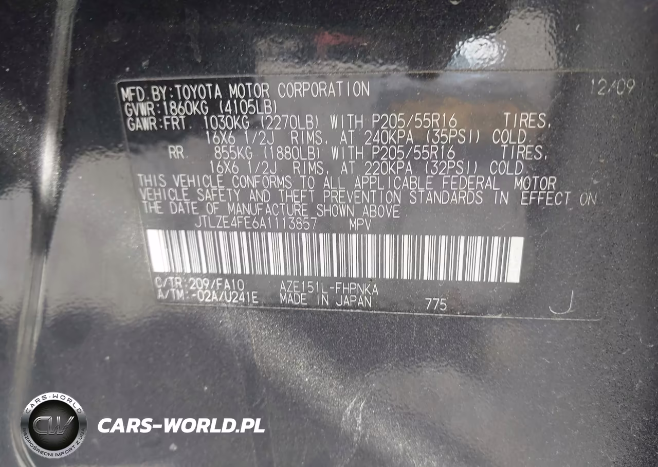 2010 Scion Xb VIN:JTLZE4FE6A1113857 - 9