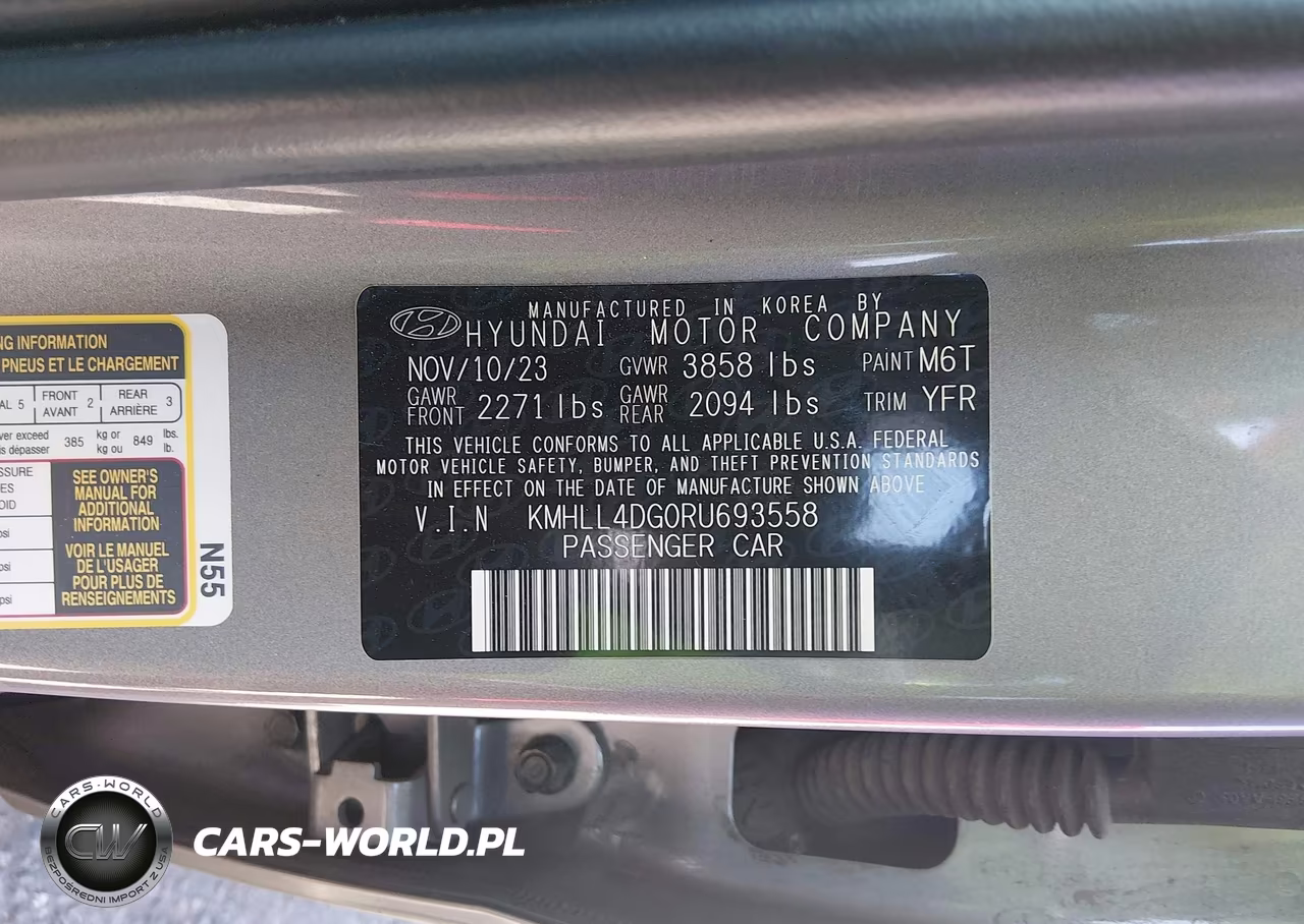 2024 Hyundai Elantra Se VIN:KMHLL4DG0RU693558 - 9