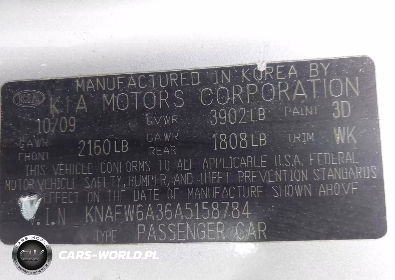 2010 Kia Forte Koup Sx VIN:KNAFW6A36A5158784 - 9