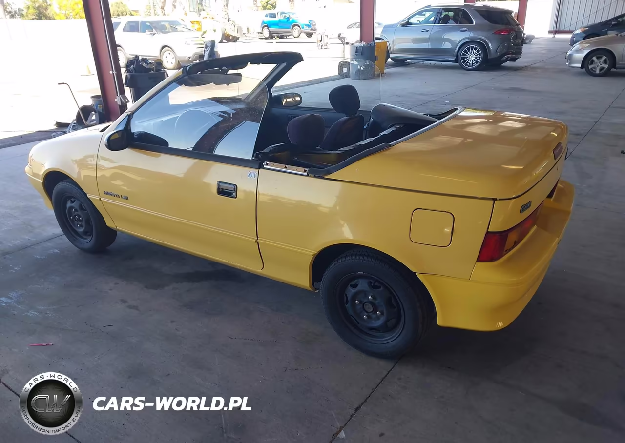 1991 Geo Metro Lsi Sprint Cl VIN:JG1MR3360MK602909 - 3