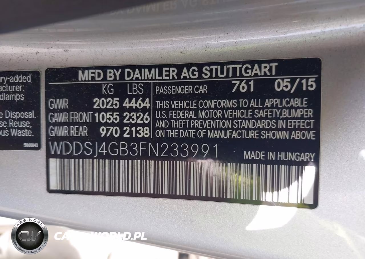 2015 Mercedes-Benz Cla 250 4Matic VIN:WDDSJ4GB3FN233991 - 9