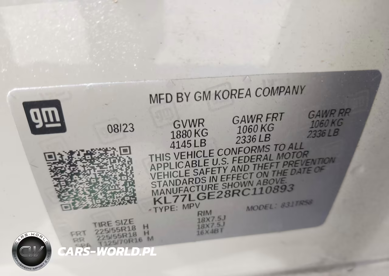 2024 Chevrolet Trax Fwd 1Rs VIN:KL77LGE28RC110893 - 9
