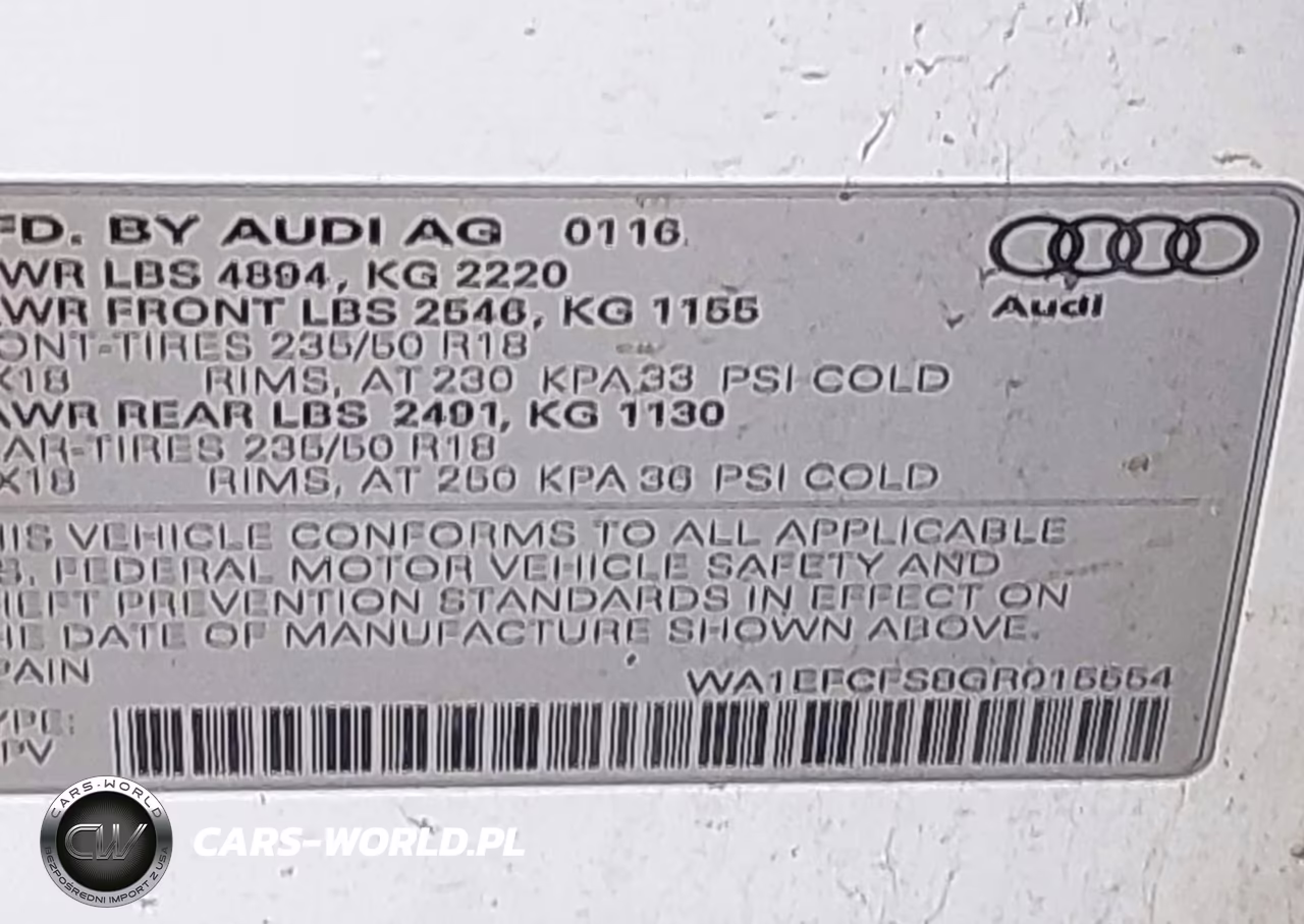 2016 Audi Q3 2.0T Premium Plus VIN:WA1EFCFS8GR015554 - 9