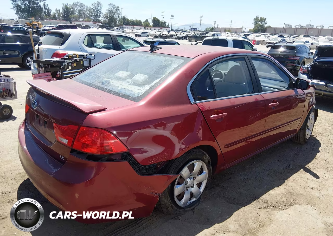 2009 Kia Optima Lx VIN:KNAGE228895321747 - 4