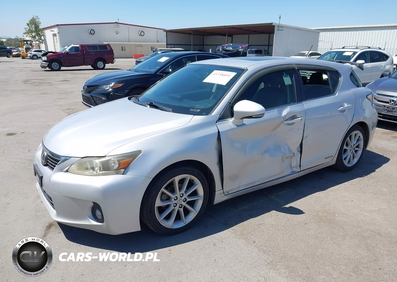 2012 Lexus Ct 200H Premium VIN:JTHKD5BH2C2098744 - 2
