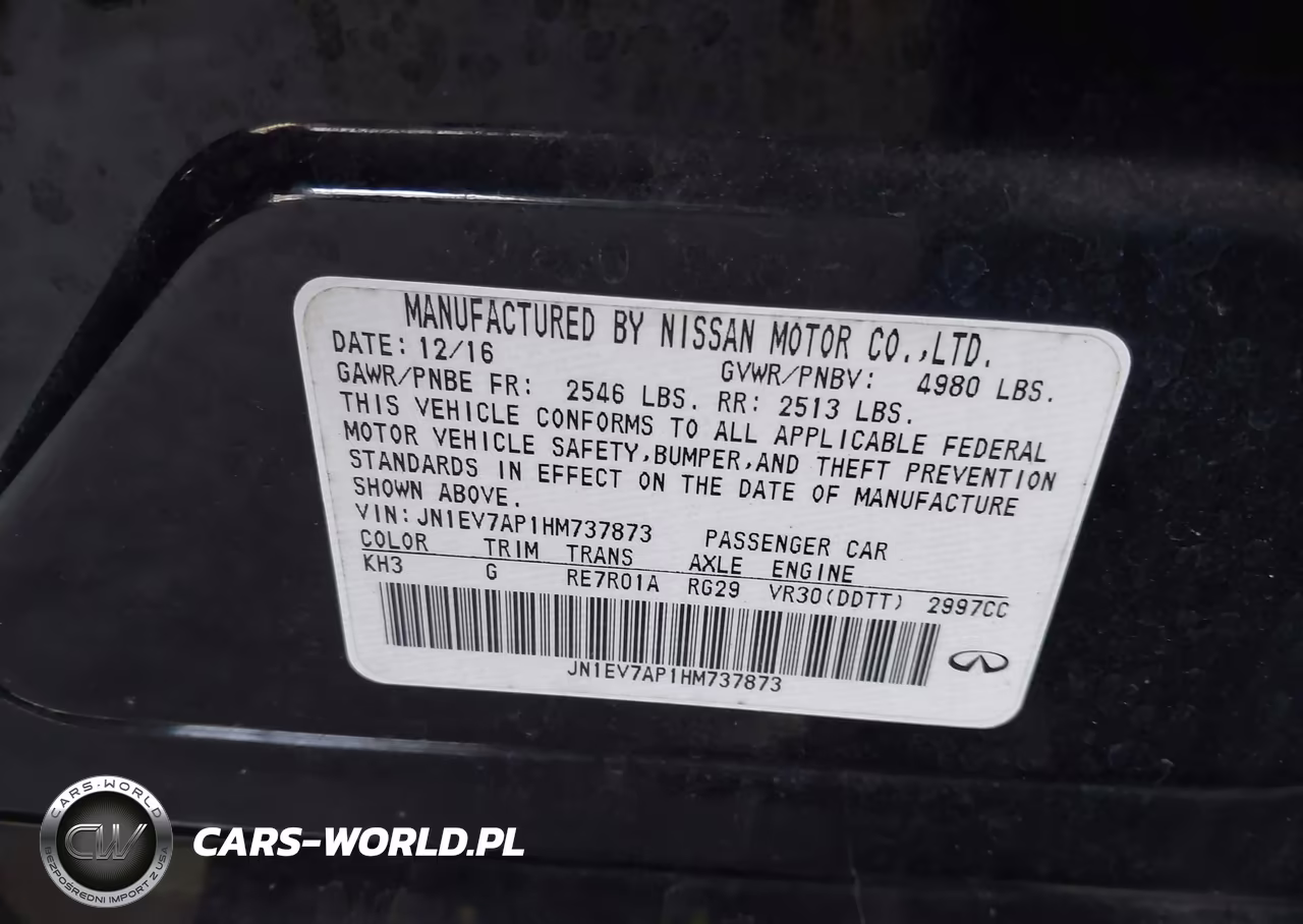 2017 Infiniti Q50 3.0T Premium VIN:JN1EV7AP1HM737873 - 9