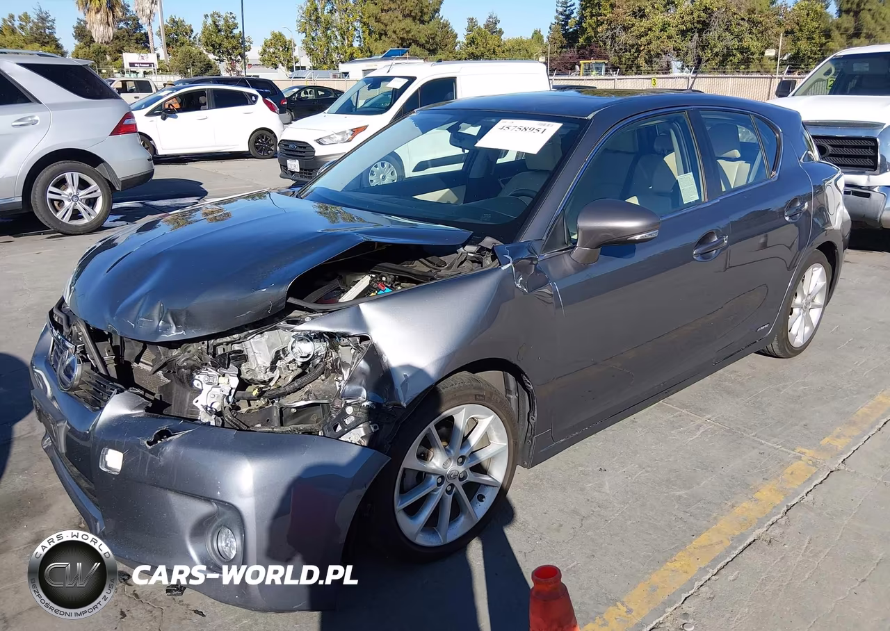 2012 Lexus Ct 200H Premium VIN:JTHKD5BH0C2105092 - 2