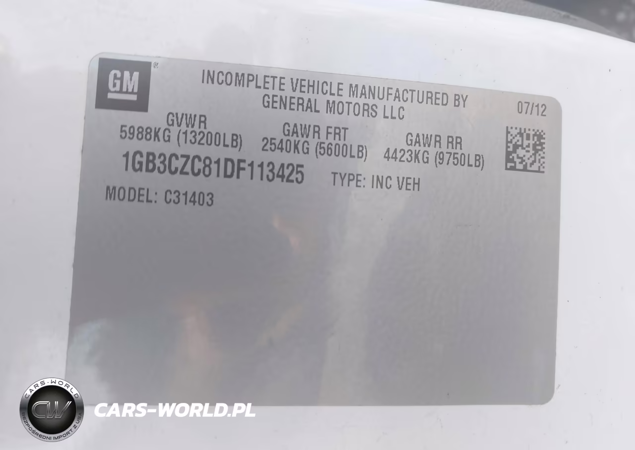2013 Chevrolet Silverado 3500Hd Chassis Work Truck VIN:1GB3CZC81DF113425 - 4