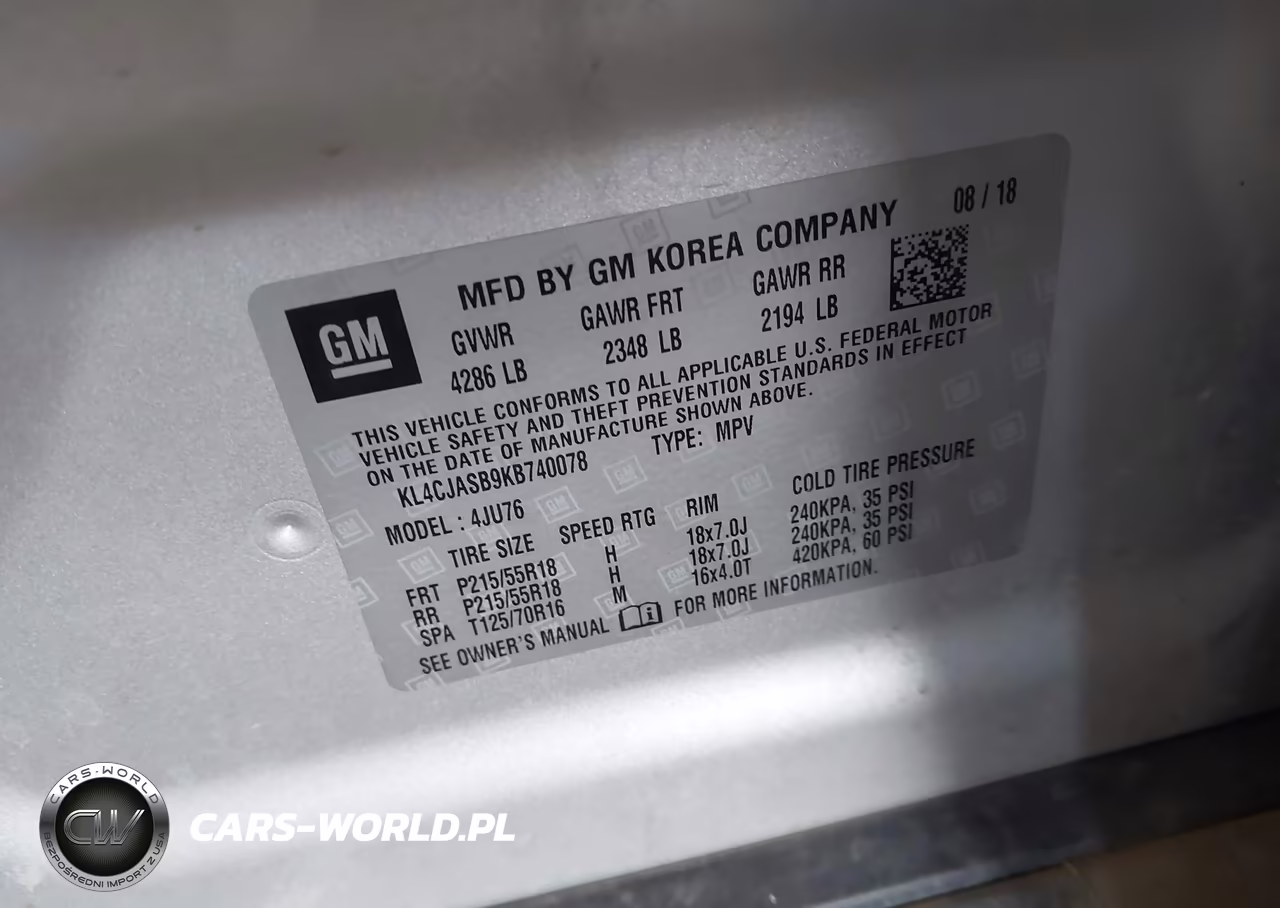 2019 Buick Encore Fwd Preferred VIN:KL4CJASB9KB740078 - 9