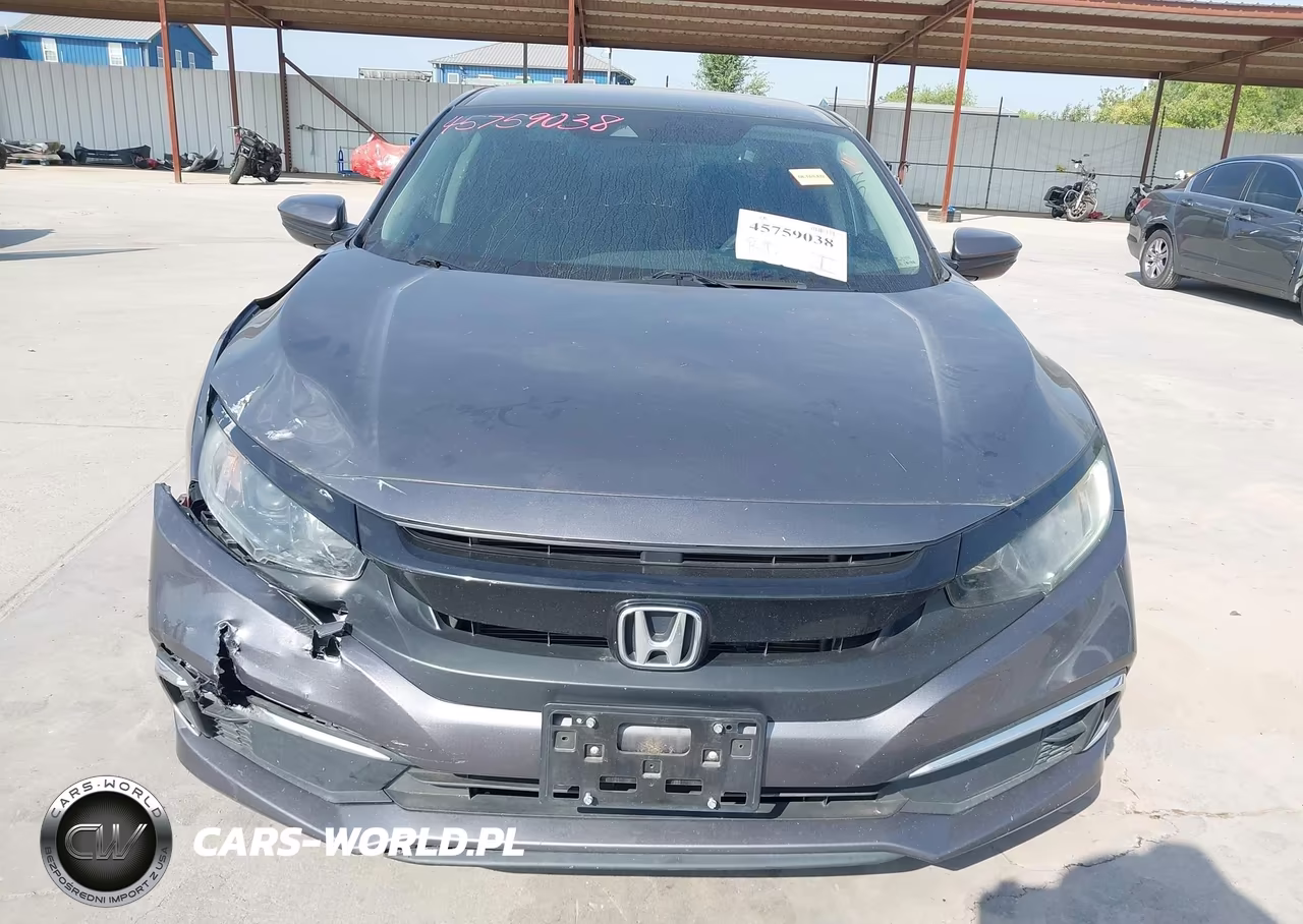 2019 Honda Civic Lx VIN:19XFC2F66KE025746 - 12