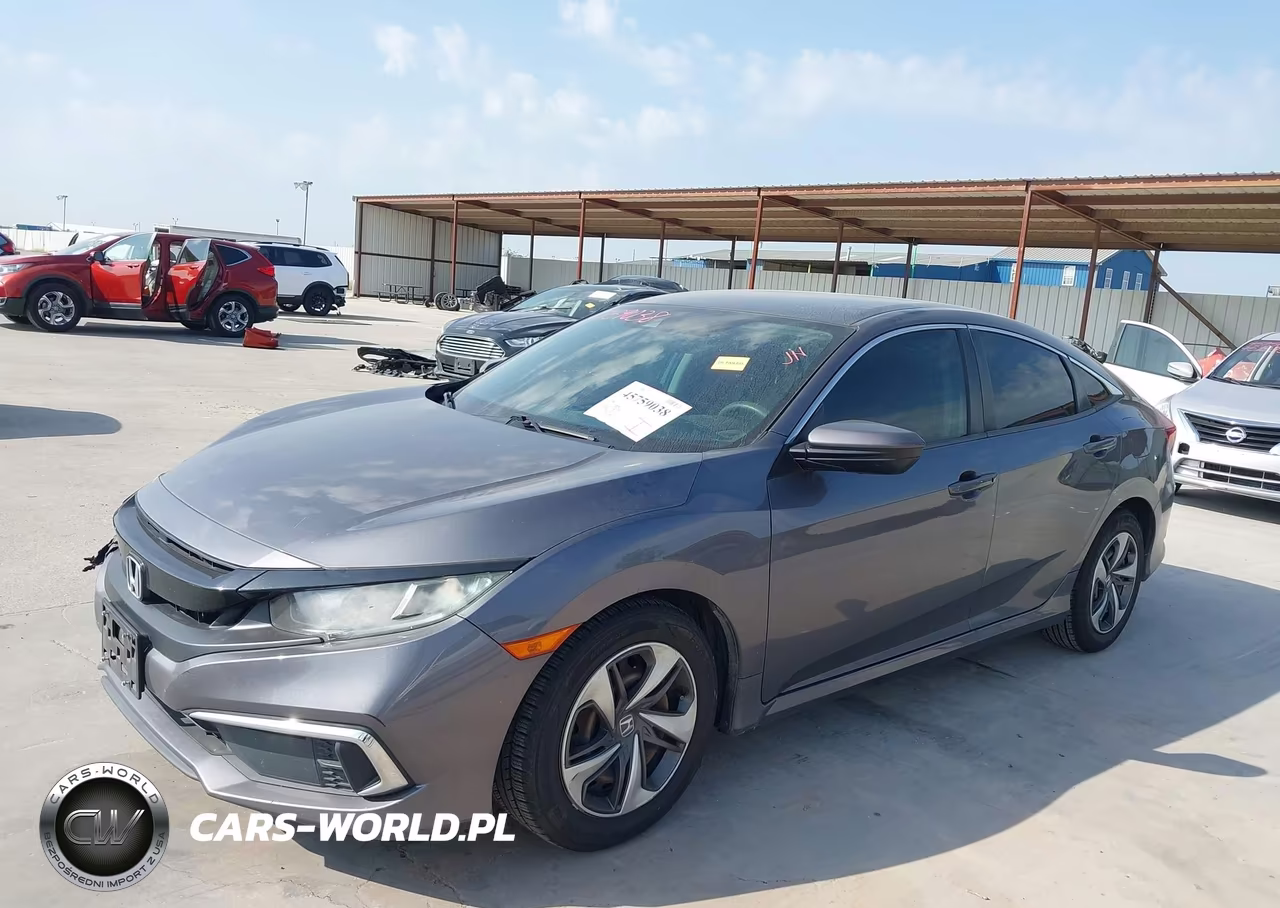 2019 Honda Civic Lx VIN:19XFC2F66KE025746 - 2
