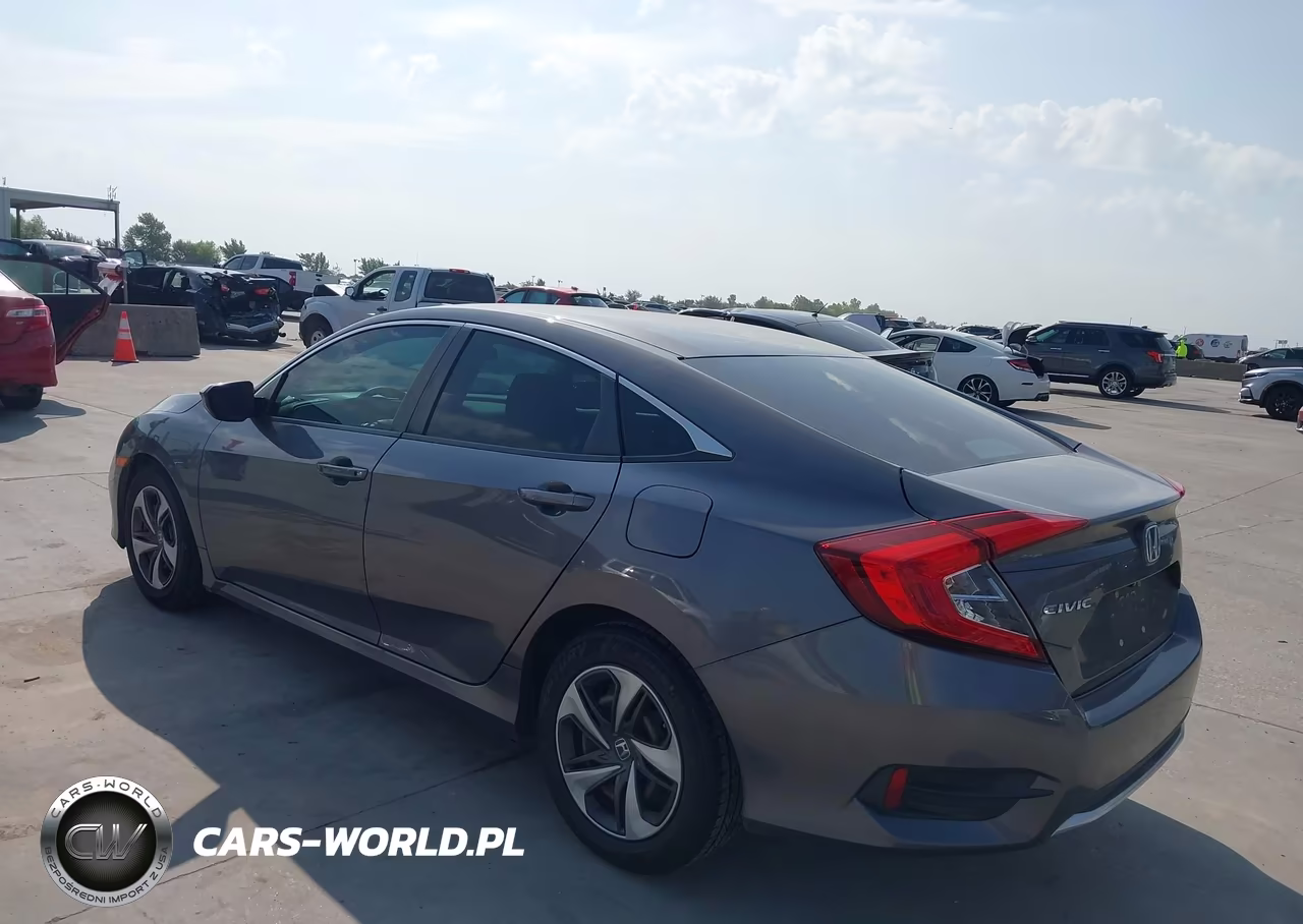 2019 Honda Civic Lx VIN:19XFC2F66KE025746 - 3