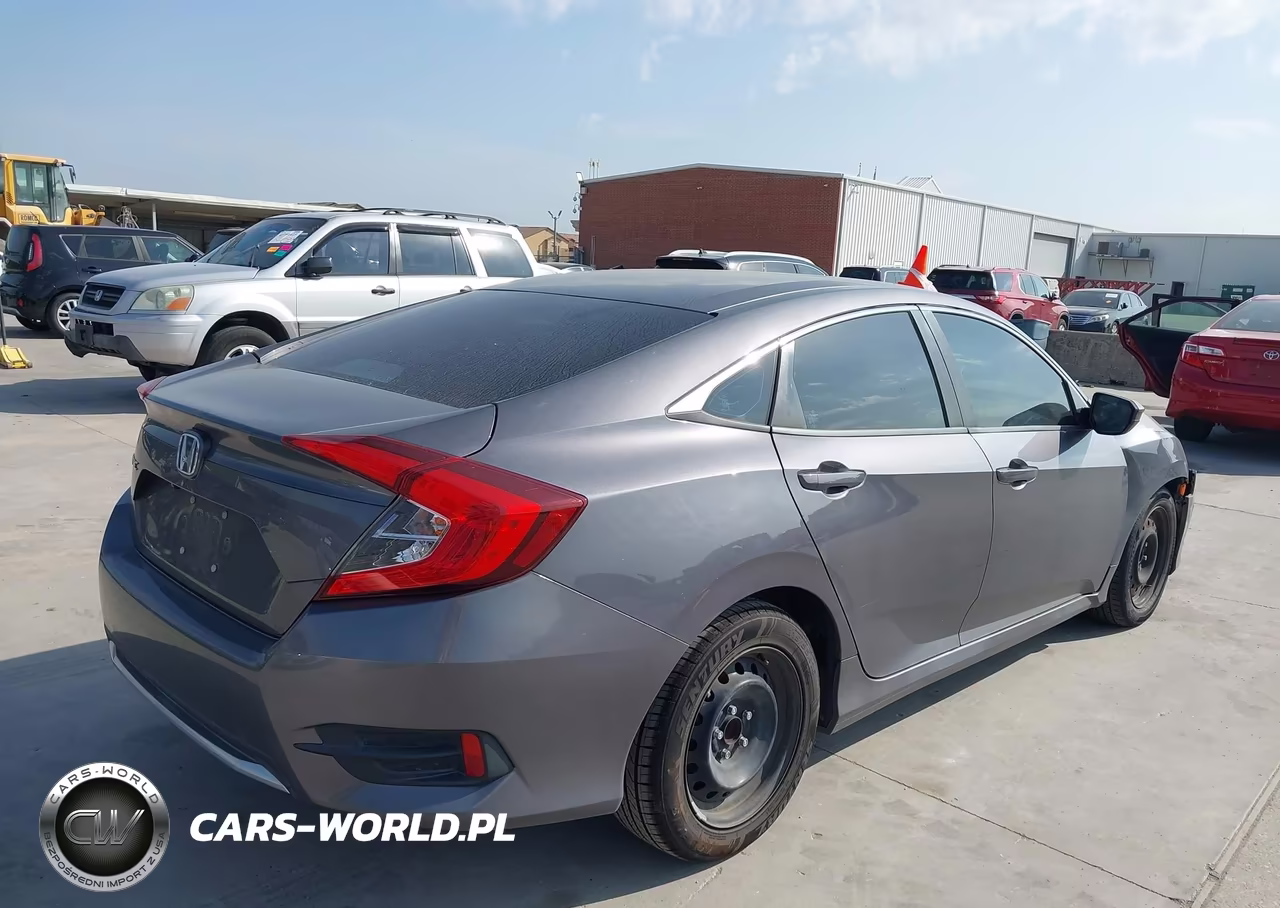 2019 Honda Civic Lx VIN:19XFC2F66KE025746 - 4