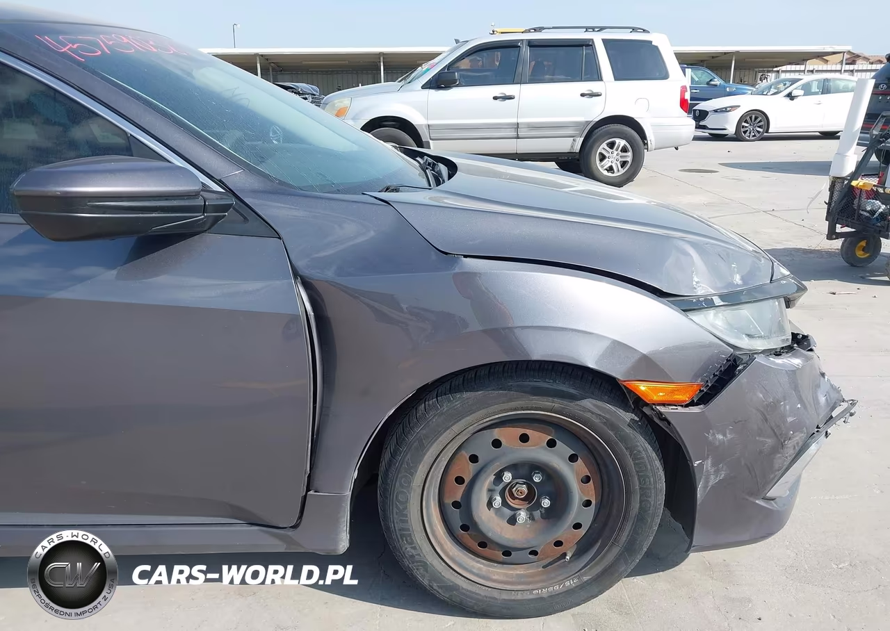 2019 Honda Civic Lx VIN:19XFC2F66KE025746 - 6
