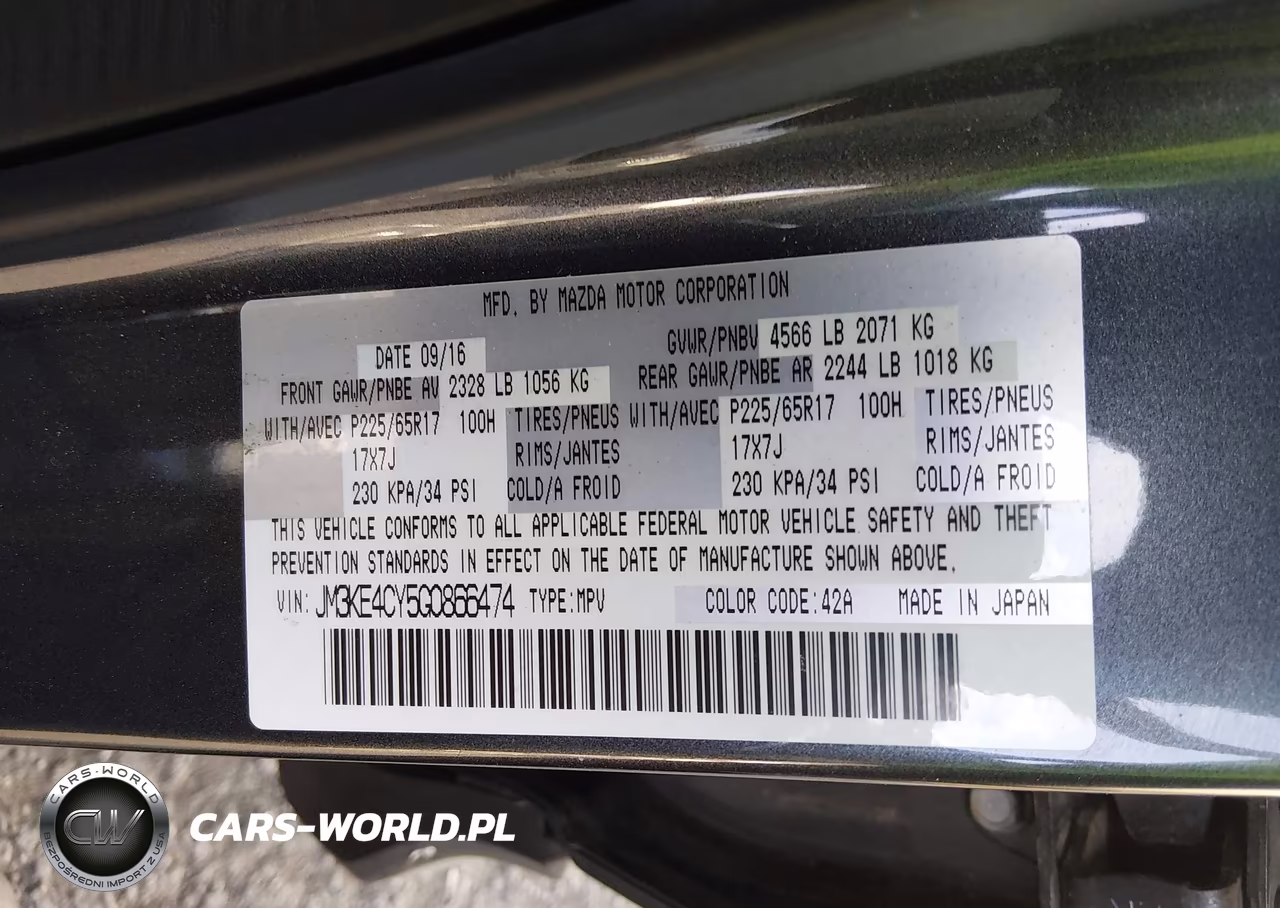 2016 Mazda Cx-5 Touring VIN:JM3KE4CY5G0866474 - 9