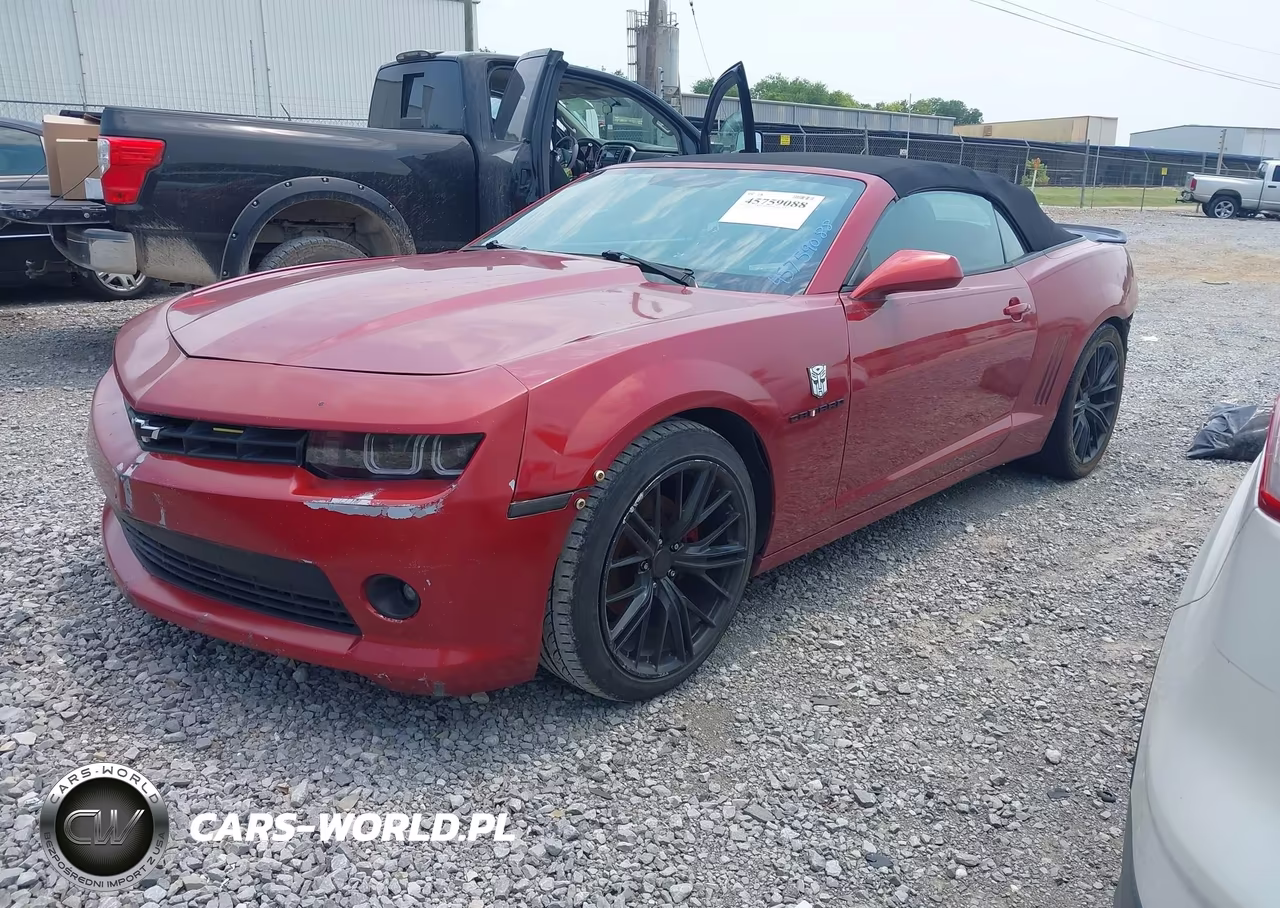 2015 Chevrolet Camaro 2Lt VIN:2G1FF3D3XF9282914 - 2