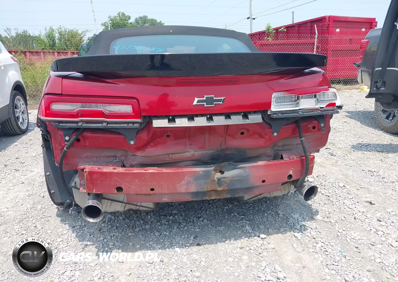 2015 Chevrolet Camaro 2Lt VIN:2G1FF3D3XF9282914 - 6