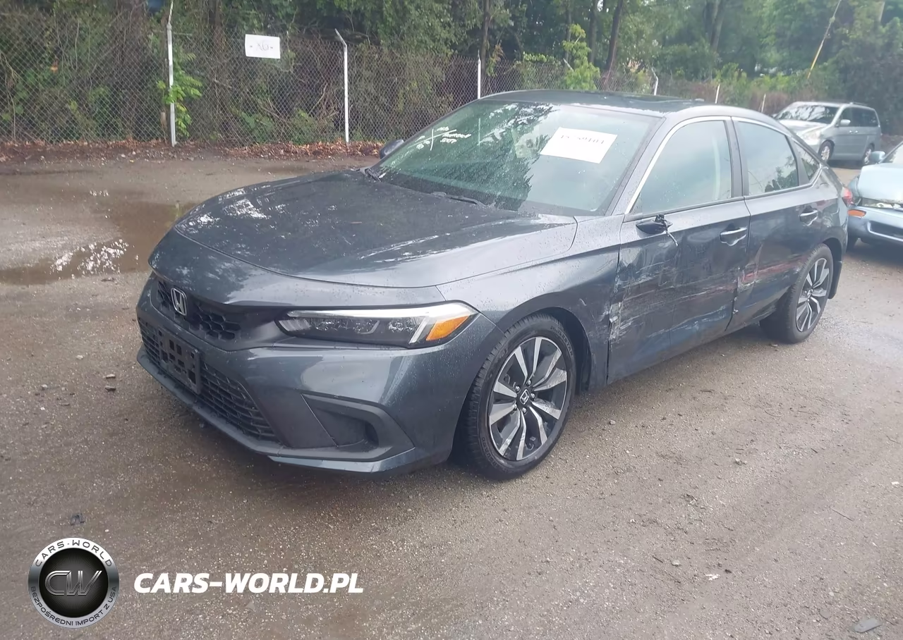 2022 Honda Civic Ex-L VIN:19XFL1H79NE010758 - 2