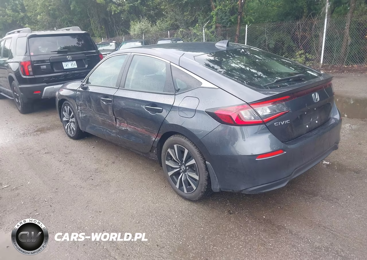 2022 Honda Civic Ex-L VIN:19XFL1H79NE010758 - 3