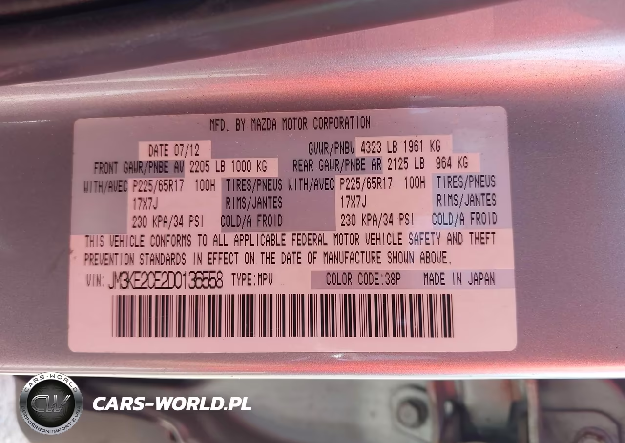 2013 Mazda Cx-5 Touring VIN:JM3KE2CE2D0136558 - 9