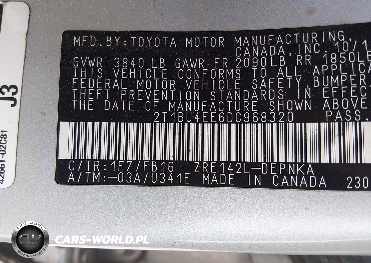 2013 Toyota Corolla Le VIN:2T1BU4EE6DC968320 - 9