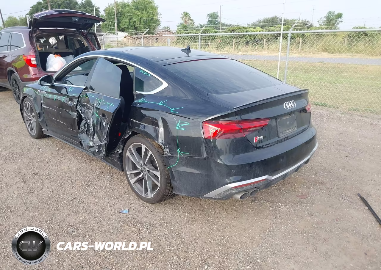 2022 Audi S5 Sportback Premium Tfsi Quattro Tiptronic VIN:WAUA4CF57NA032794 - 3