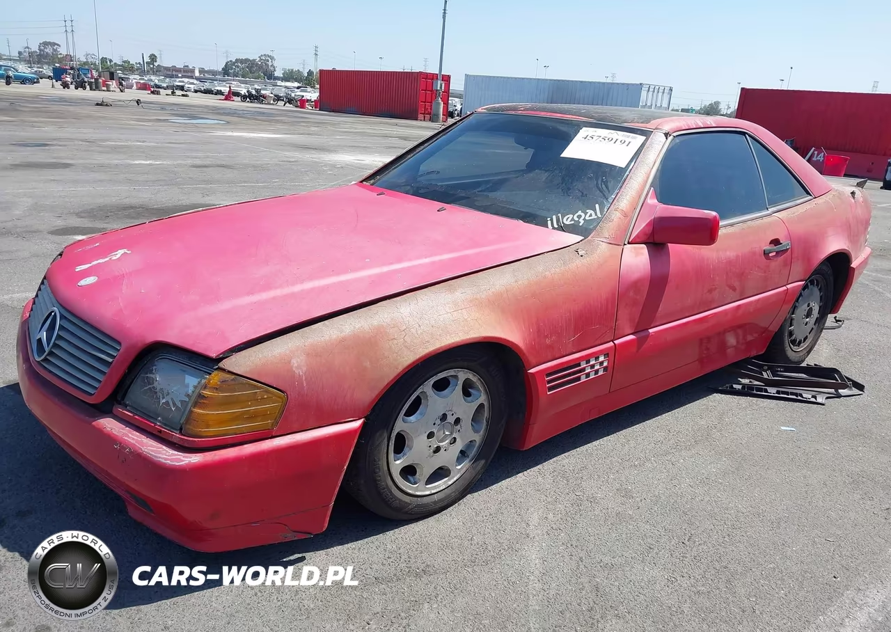 1991 Mercedes-Benz 500 Sl VIN:WDBFA66E7MF030482 - 2