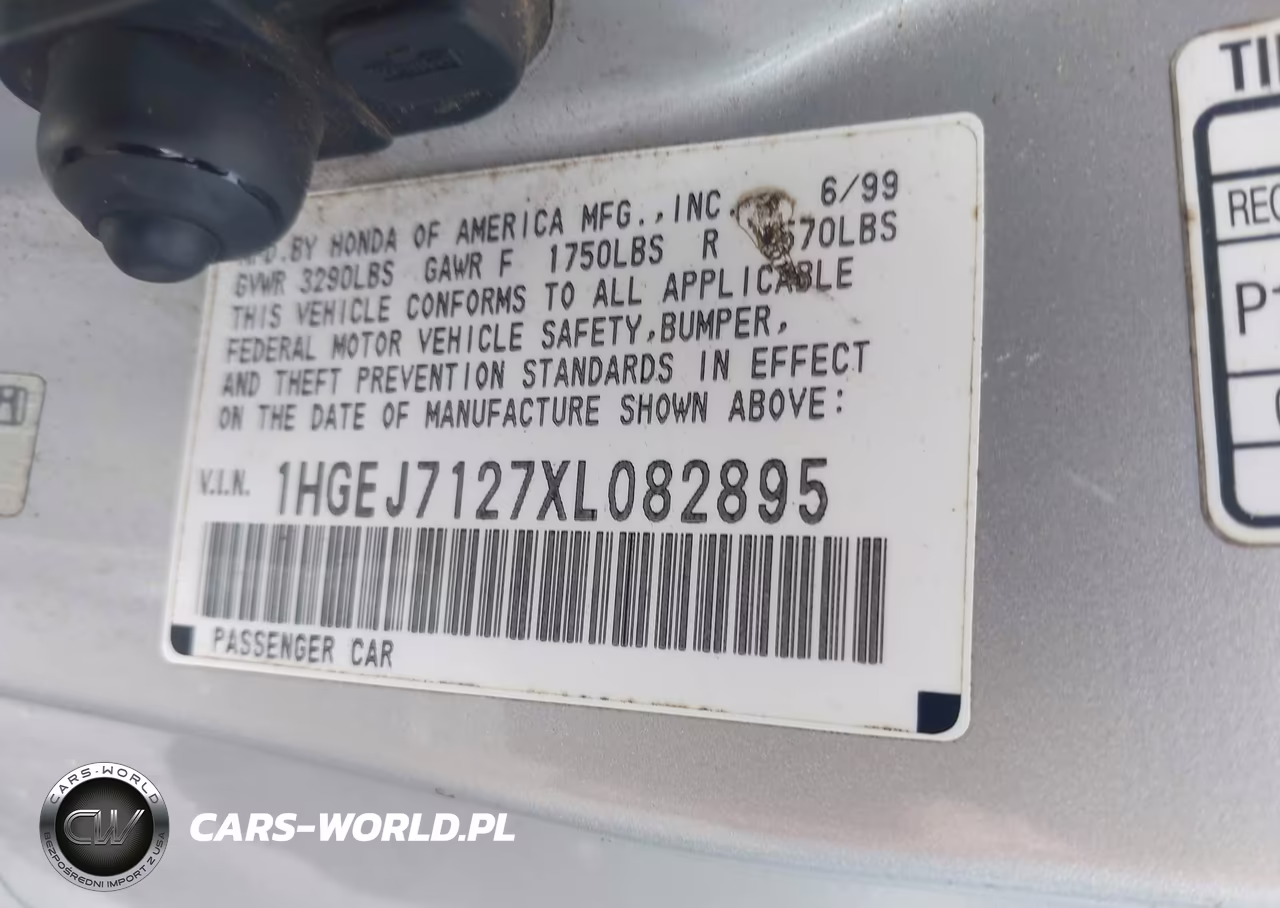 1999 Honda Civic Hx VIN:1HGEJ7127XL082895 - 9