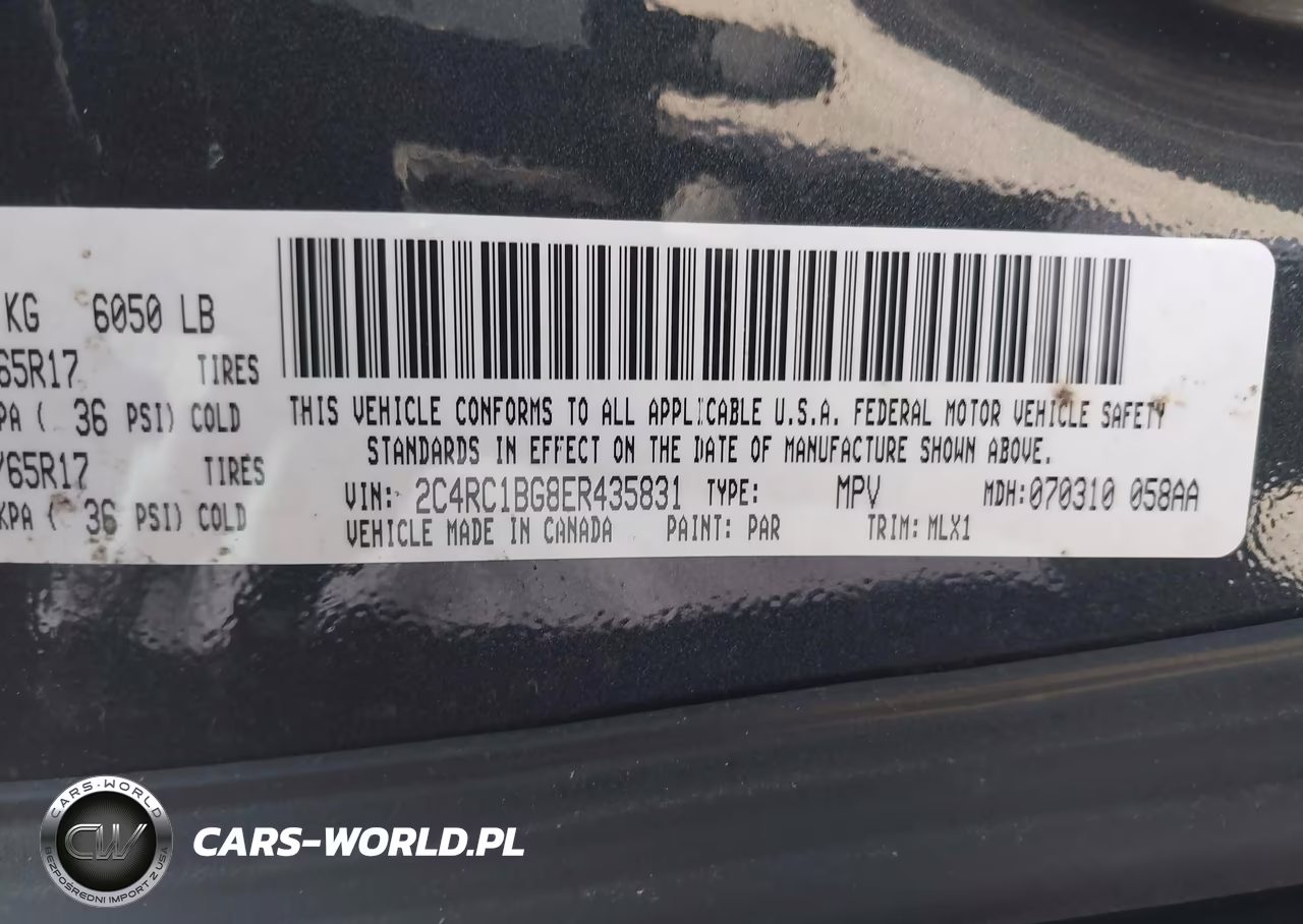 2014 Chrysler Town & Country Touring VIN:2C4RC1BG8ER435831 - 9