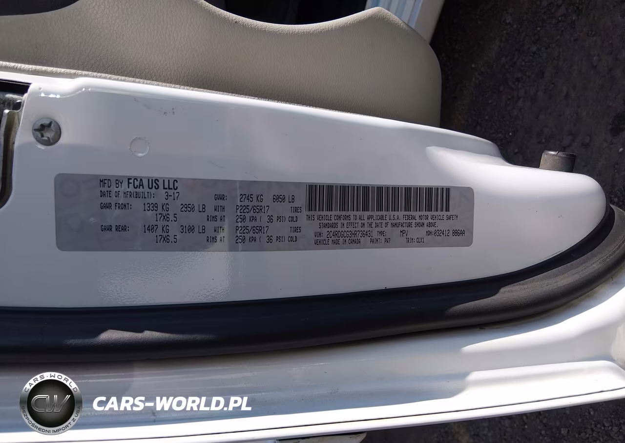 2017 Dodge Grand Caravan Sxt VIN:2C4RDGCG3HR736431 - 9