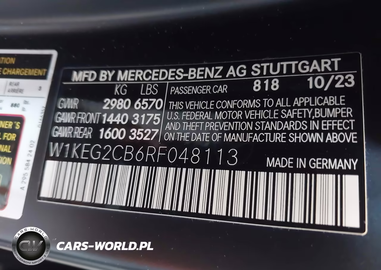 2024 Mercedes-Benz Eqe 500 4Matic VIN:W1KEG2CB6RF048113 - 9