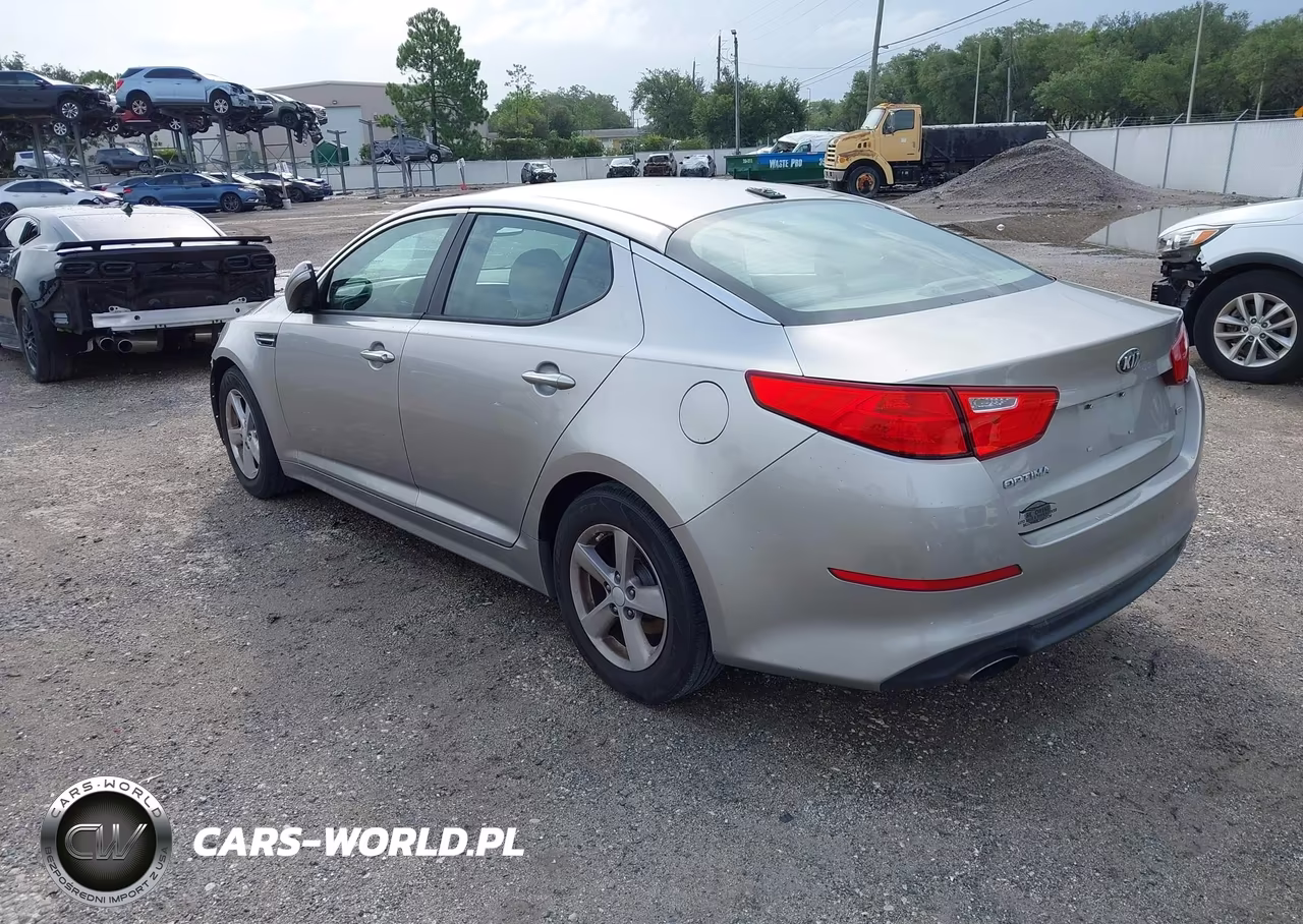 2014 Kia Optima Lx VIN:5XXGM4A72EG266230 - 3