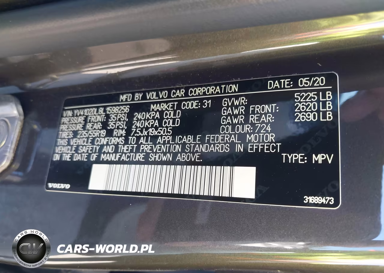2020 Volvo Xc60 T5 Inscription VIN:YV4102DL8L1598256 - 9