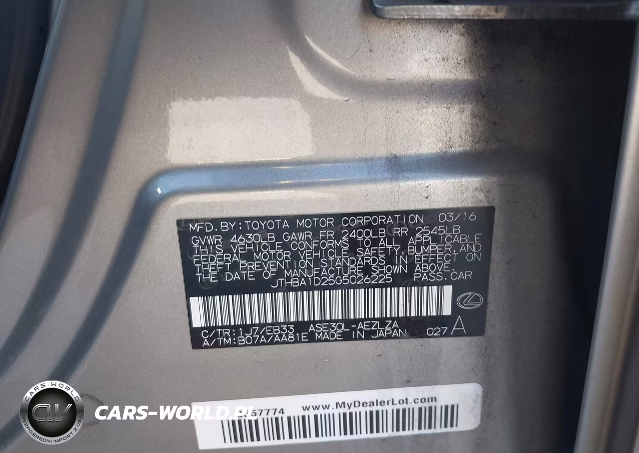2016 Lexus Is 200T VIN:JTHBA1D25G5026225 - 9