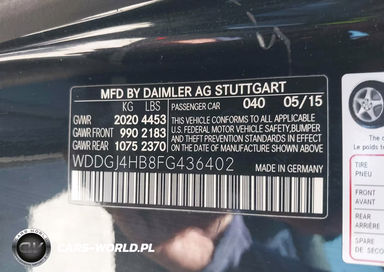 2015 Mercedes-Benz C 250 VIN:WDDGJ4HB8FG436402 - 9