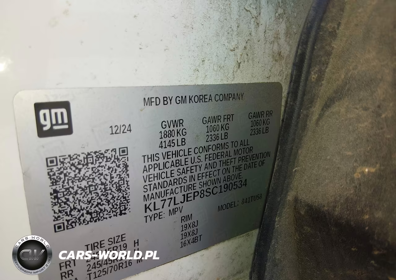 2025 Chevrolet Trax Fwd 2Rs VIN:KL77LJEP8SC190534 - 9