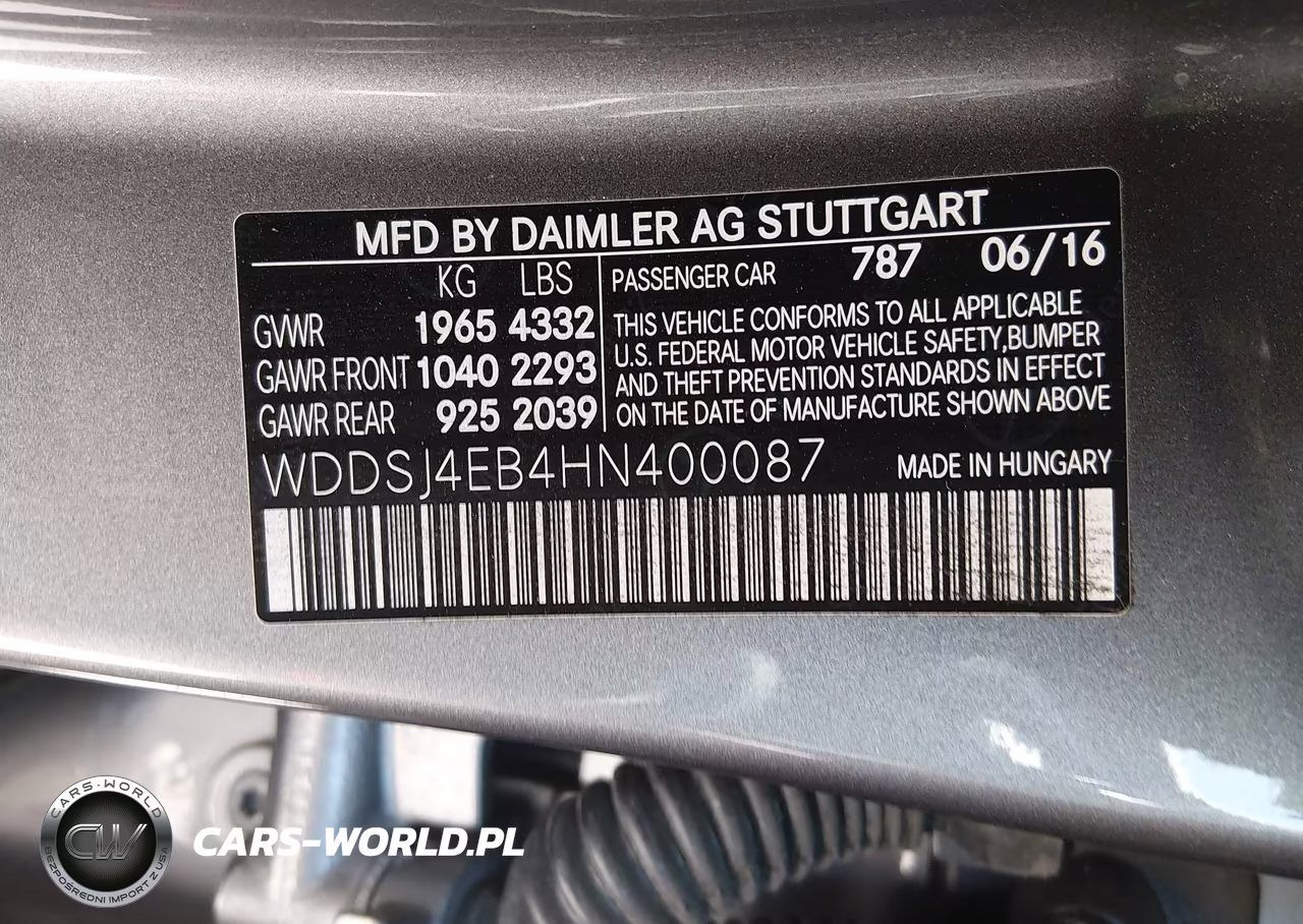2017 Mercedes-Benz Cla 250 VIN:WDDSJ4EB4HN400087 - 9