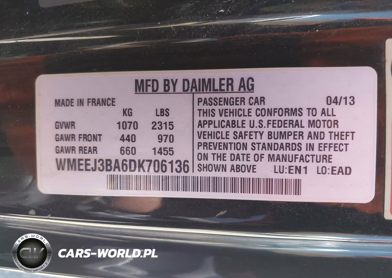 2013 Smart Fortwo Pure VIN:WMEEJ3BA6DK706136 - 9