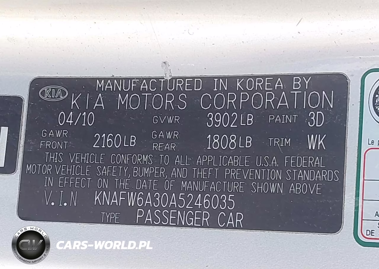 2010 Kia Forte Koup Sx VIN:KNAFW6A30A5246035 - 9