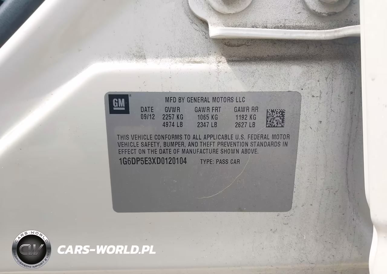 2013 Cadillac Cts Premium VIN:1G6DP5E3XD0120104 - 9