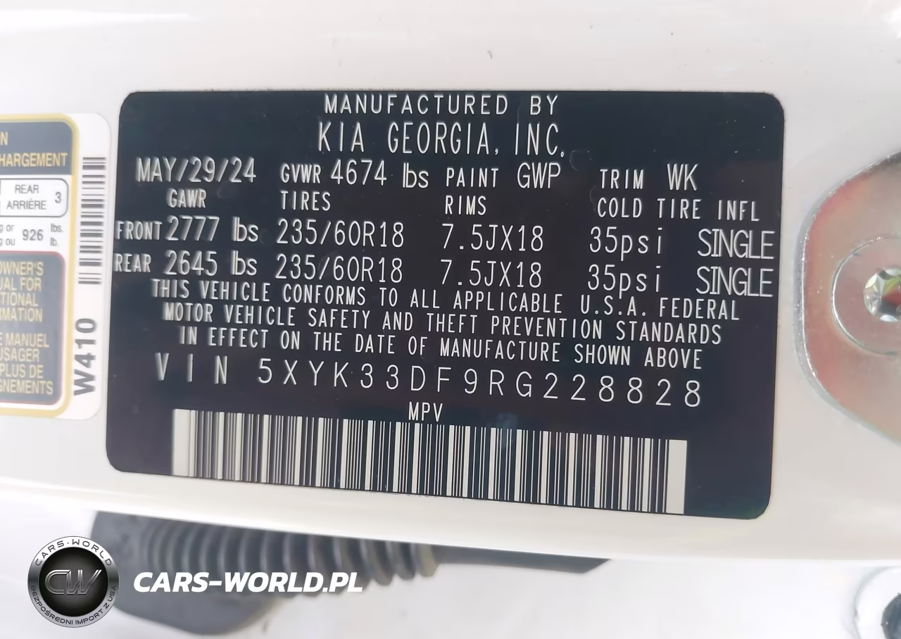 2024 Kia Sportage Ex VIN:5XYK33DF9RG228828 - 9